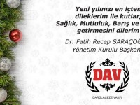 BAŞKANIMIZIN YENİ YIL MESAJI